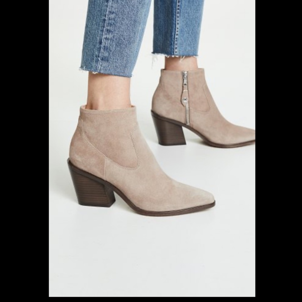 Rag & bone light sand razor bootie